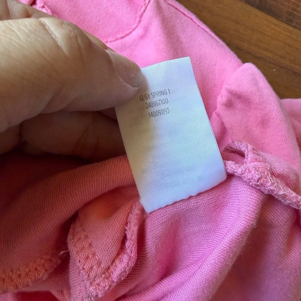 Gymboree Baby Girl Cardigan‎ 12-18 Months Pink Ruffle Flower Cute Top